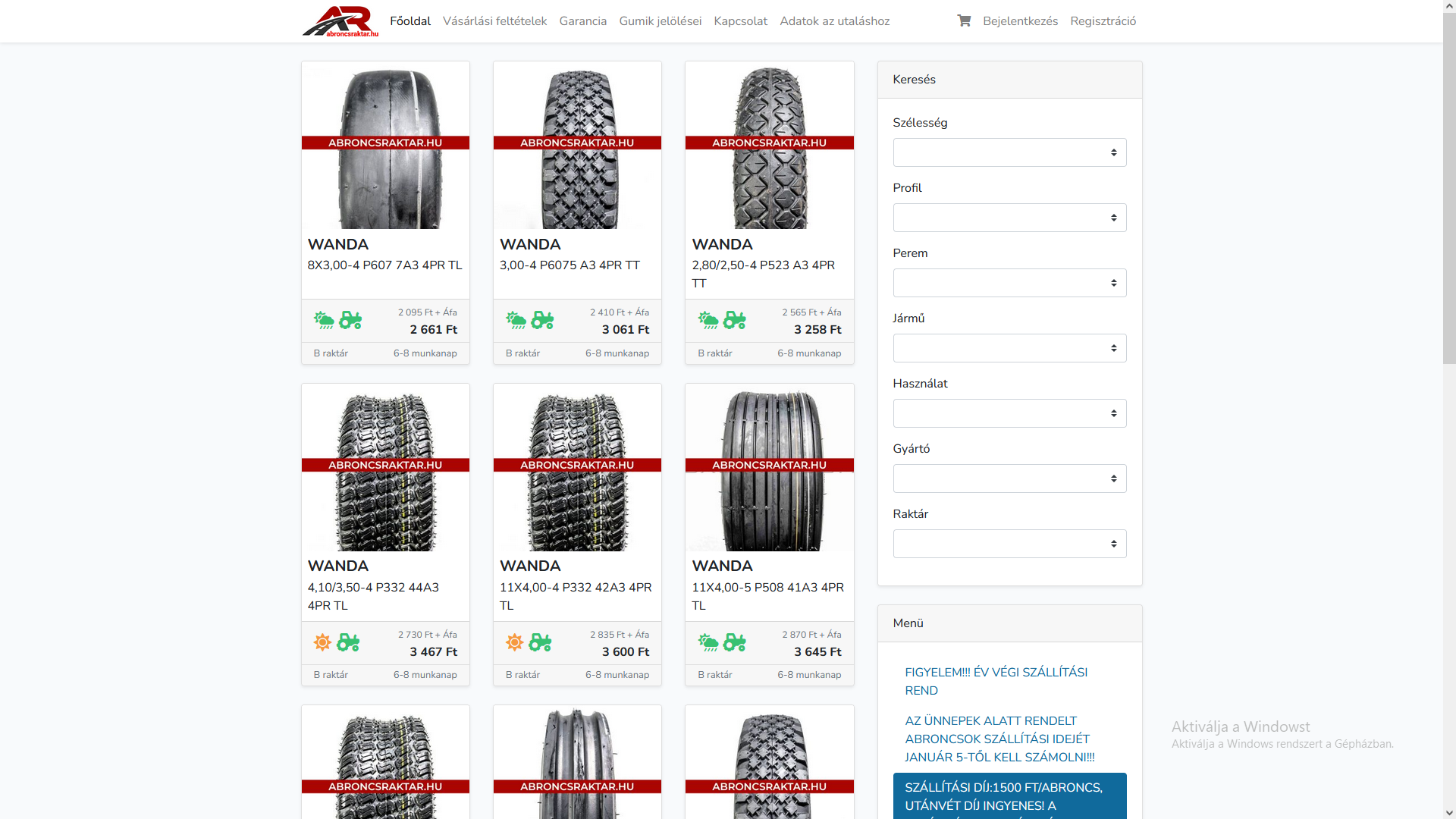 abroncsraktar.hu